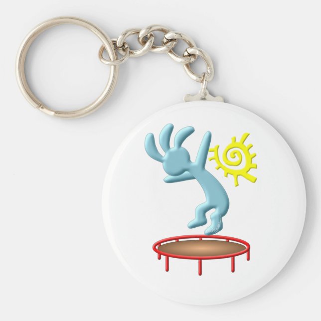 Kokopelli Kids Trampoline Nyckelring (Framsidan)