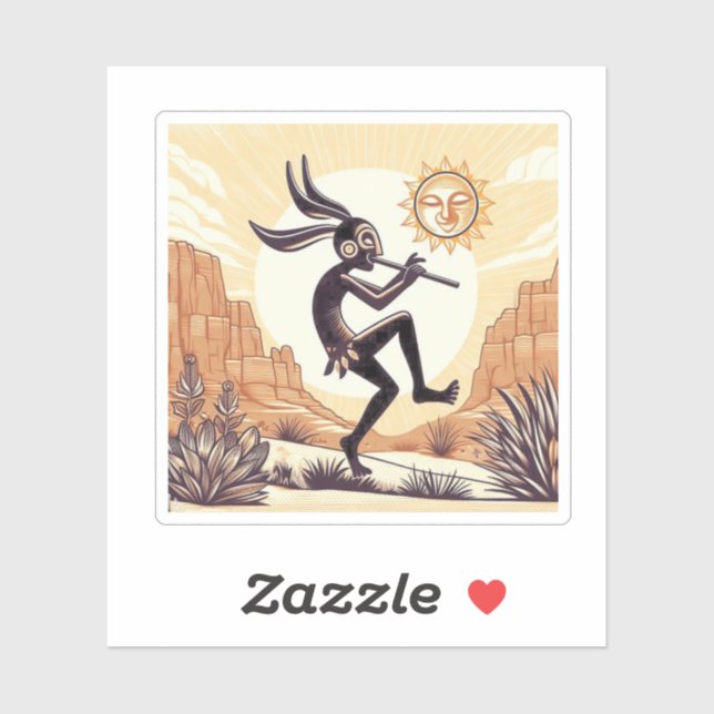 Kokopelli Klistermärken (Ark)