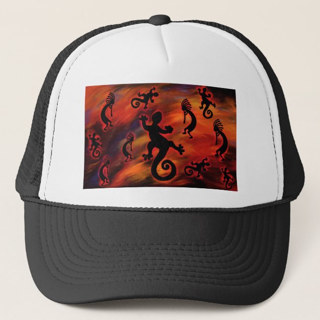 Kokopelli-konst Keps (Framsida)