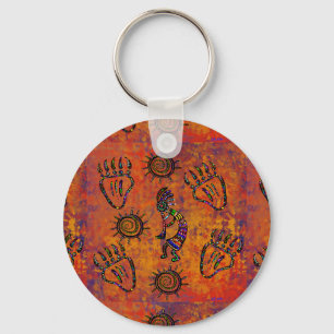 Kokopelli-konst Nyckelring