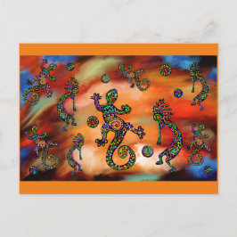 Kokopelli-konst Vykort