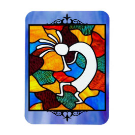 Kokopelli - lagrad glasmagnet magnet