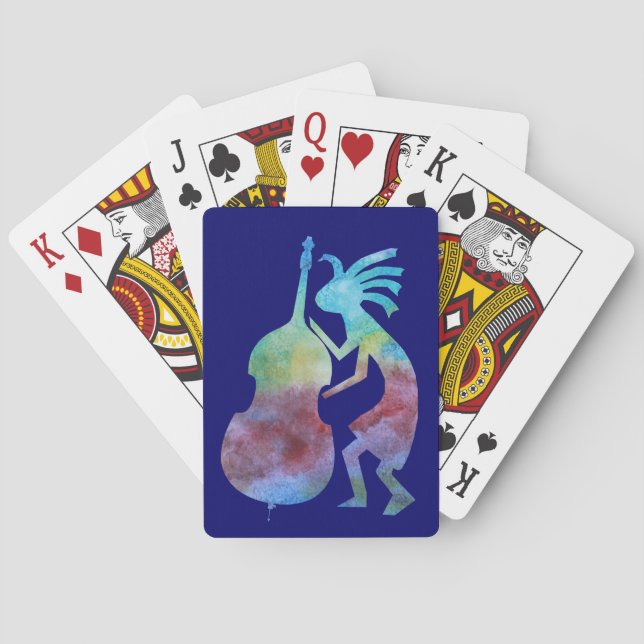 Kokopelli leker bas casinokort (Baksidan)
