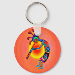 Kokopelli Lizard Sol Nyckelring