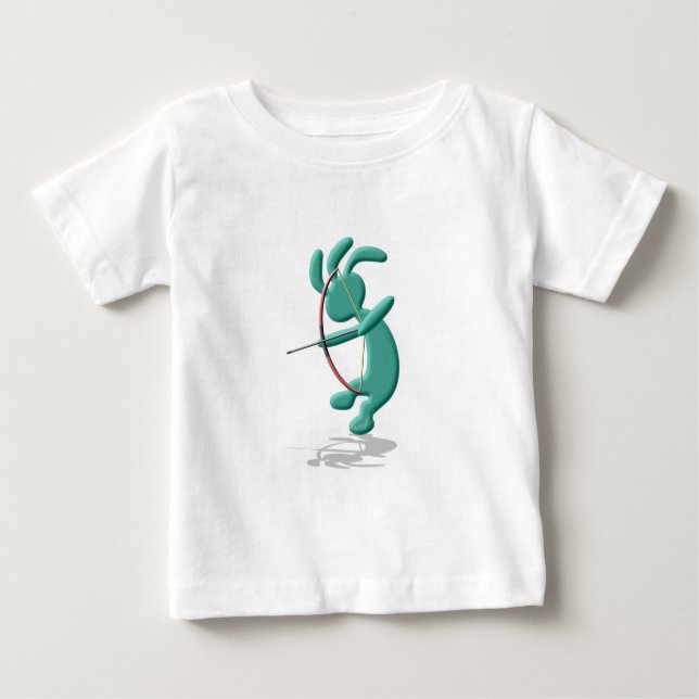 Kokopelli lurar bågskytte t shirt (Framsida)