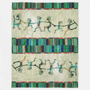 KOKOPELLI lustig familjär + dina idéer Fleecefilt