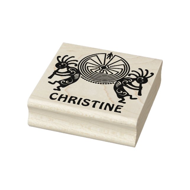 KOKOPELLI / MAN I MAZE-färgaden + dina idéer Stämpel (Stämpel)