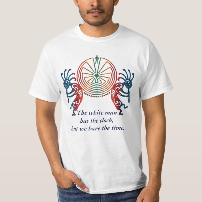 KOKOPELLI/MAN I MAZEN + din text Tröja (Framsida)