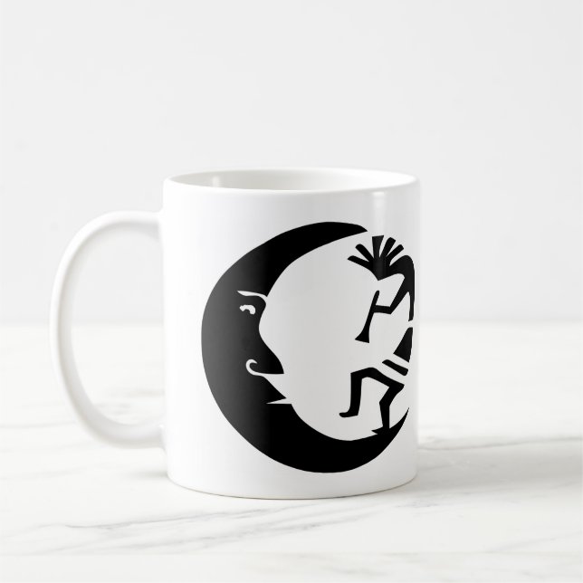 Kokopelli måne kaffemugg (Vänster)