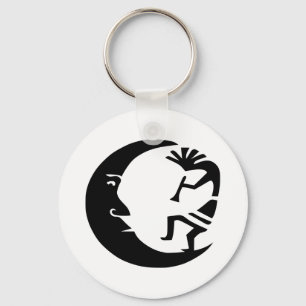 Kokopelli måne nyckelring
