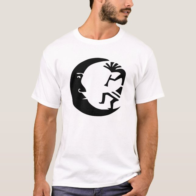 Kokopelli måne t shirt (Framsida)