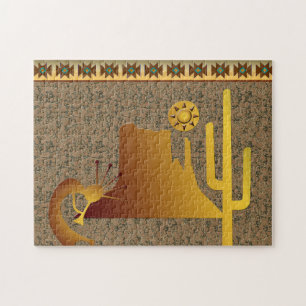 Kokopelli Mesa & Cactus Set #1 Pussel