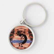 Kokopelli Moasic Desert Sunset liggande