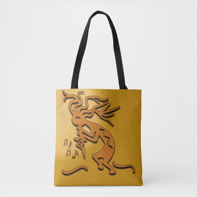 Kokopelli Musician Artwork Tygkasse (Framsida)