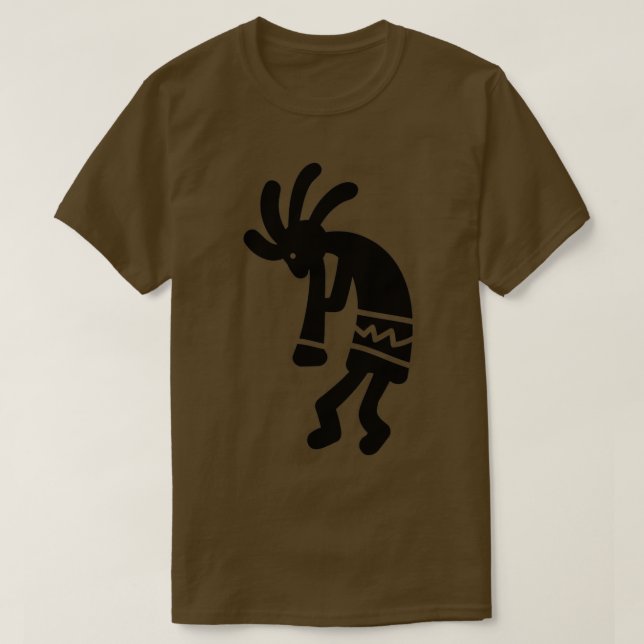 Kokopelli Musician Classic TShirt Copy T Shirt (Design framsida)