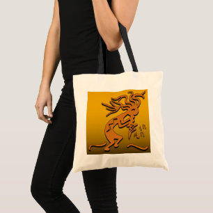 Kokopelli Musician Tygkasse