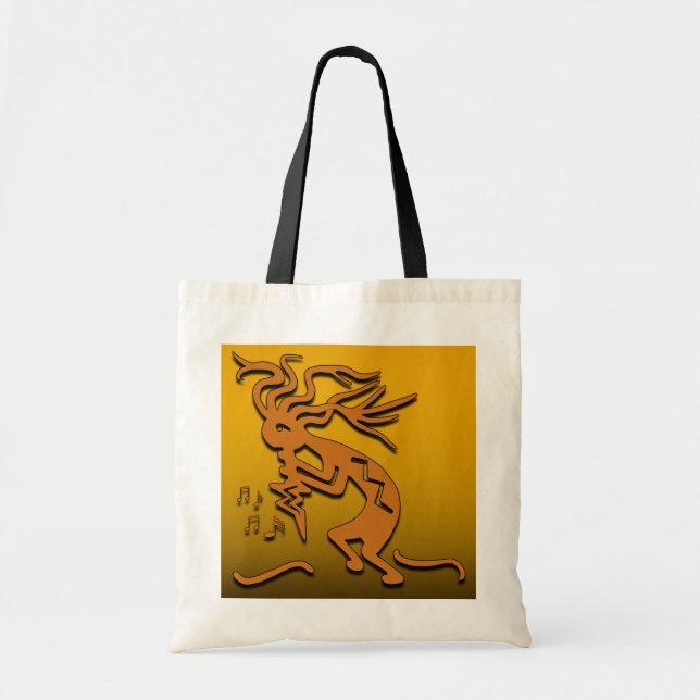 Kokopelli Musician Tygkasse (Framsidan)