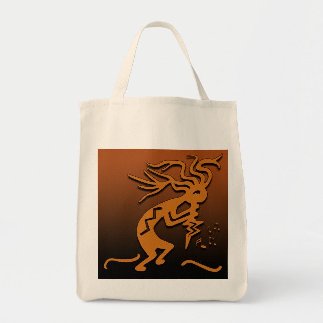 Kokopelli Musician Tygkasse (Framsidan)