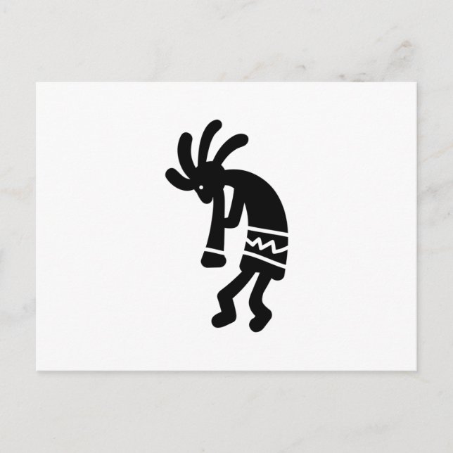 Kokopelli Musician Vykort (Framsida)