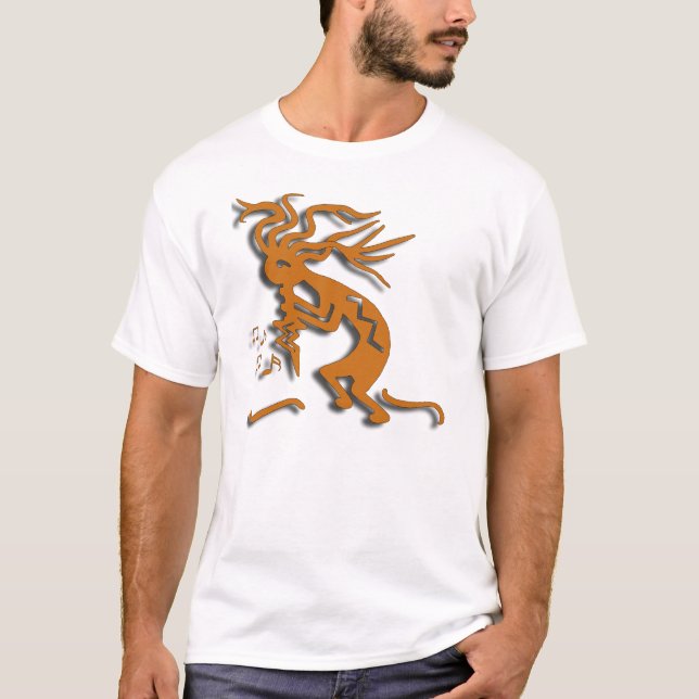 Kokopelli musiker t-shirt (Framsida)