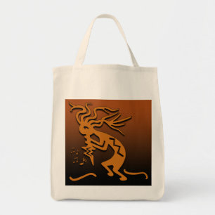 Kokopelli Musiker Tygkasse
