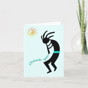 Kokopelli - Native American Flute Player Kort
