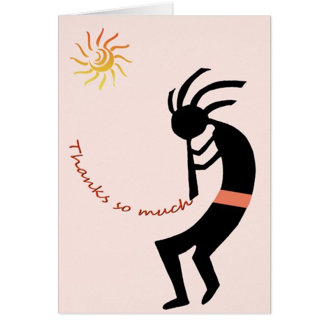 Kokopelli - Native American Flute Player OBS Kort (Framsidan)