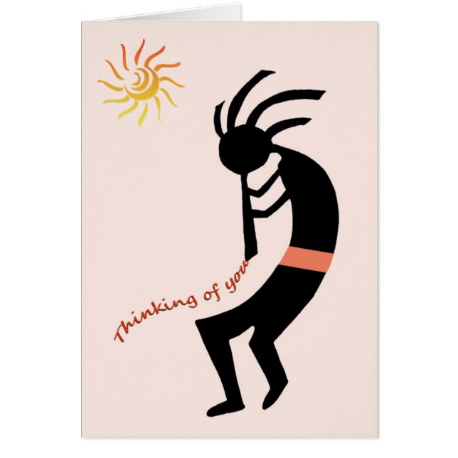 Kokopelli - Native American Flute Player OBS Kort (Framsidan)