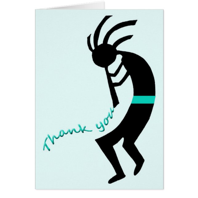 Kokopelli - Native American Flute Player OBS Kort (Framsidan)