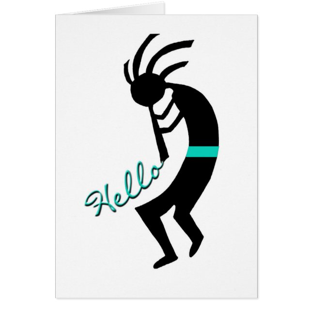 Kokopelli - Native American Flute Player OBS Kort (Framsidan)