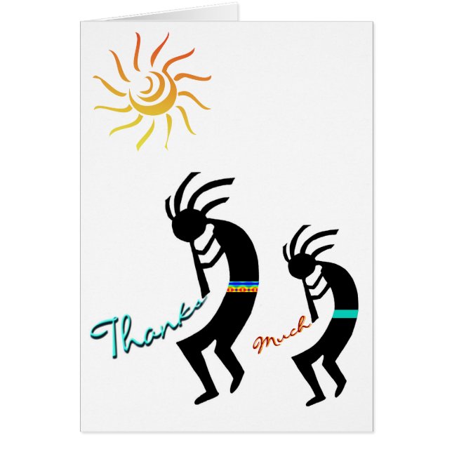 Kokopelli, Native American Flute Players OBS Kort (Framsidan)