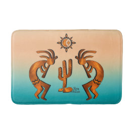 Kokopelli och Cactus Badrumsmatta
