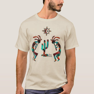 Kokopelli och Cactus T Shirt