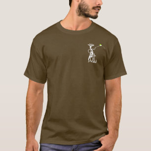 Kokopelli och hund t-shirt