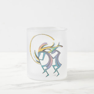 Kokopelli och Kokopelli Mana Frostad Glasmugg