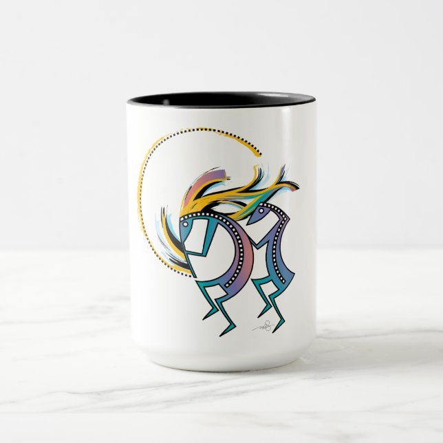 Kokopelli och Kokopelli Mana Mugg (Center)