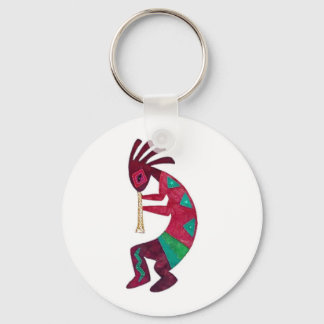 Kokopelli Original-design! Nyckelring