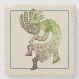 Kokopelli, Pastel Outlines, Sydväst Stenunderlägg