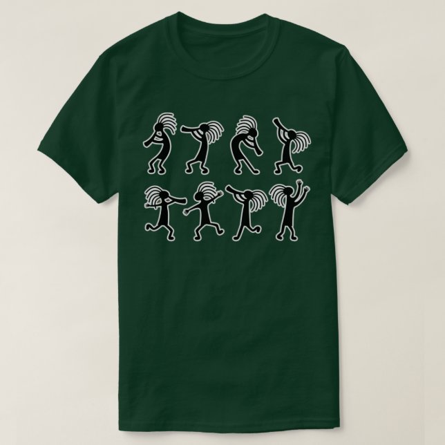 Kokopelli Petroglyph T Shirt (Design framsida)