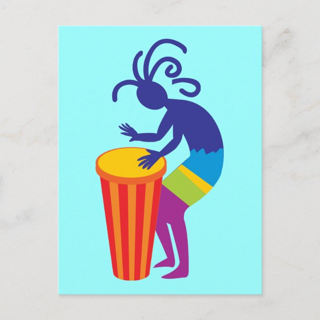 Kokopelli Postcard Vykort (Framsida)