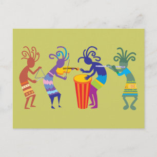 Kokopelli Postcard Vykort