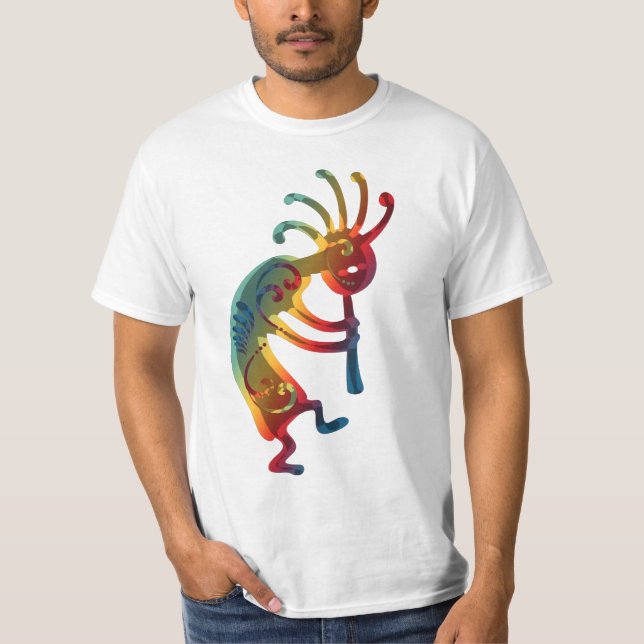 KOKOPELLI-prydnadar + dina idéer Tee Shirt (Framsida)