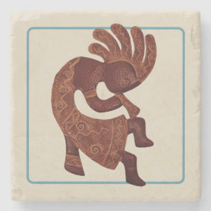 Kokopelli, Rust Outlines, Sydvästra Stenunderlägg