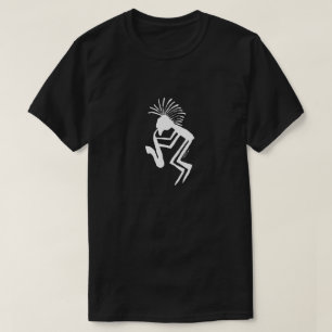 Kokopelli Saxaphone Player Petroglyph T Shirt