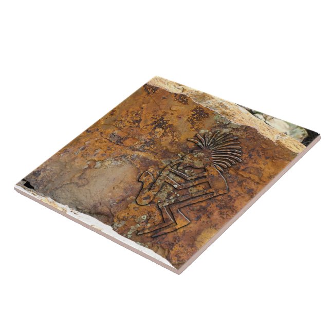 Kokopelli Saxaphone spelarePetroglyph Kakelplatta (Sidan)