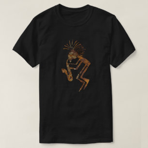 Kokopelli Saxaphone spelarePetroglyph T-shirt