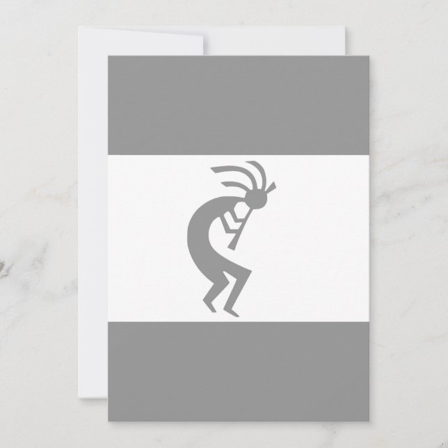 Kokopelli silver vit1 kort (Framsida)