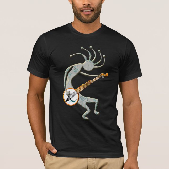 Kokopelli som ut vaggar! t shirt (Framsida)