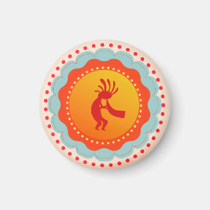 Kokopelli Southwest Inspired Magnet