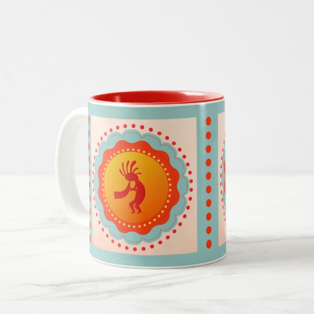 Kokopelli Southwest Inspired Mugg (Framsida vänster)